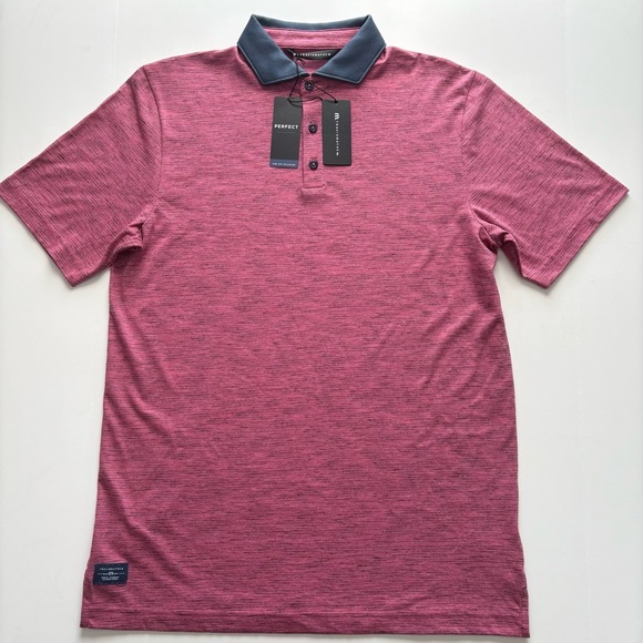Men’s Travis Mathew Golf Common Interest Polo Shirt Medium NWT MSRP $100 - Picture 1 of 7
